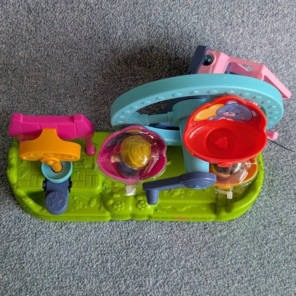 Fisher Price Little People Carnival Playset Ferris Wheel Ice Cream Truck NWOB